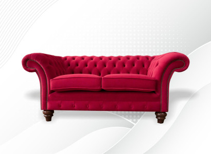 Sofa 2 Sitzer Couch Design Polster Modern Textil Stoff Bettfunktion Couchen Neu